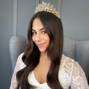 Tahiata Bridal Crown Hair Accessories - Tiara & Crown    