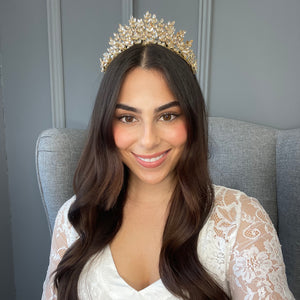 Tahiata Bridal Crown Hair Accessories - Tiara & Crown    