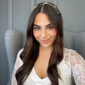 Anabella Bridal Hair Vine - Gold Hair Accessories - Headpieces    