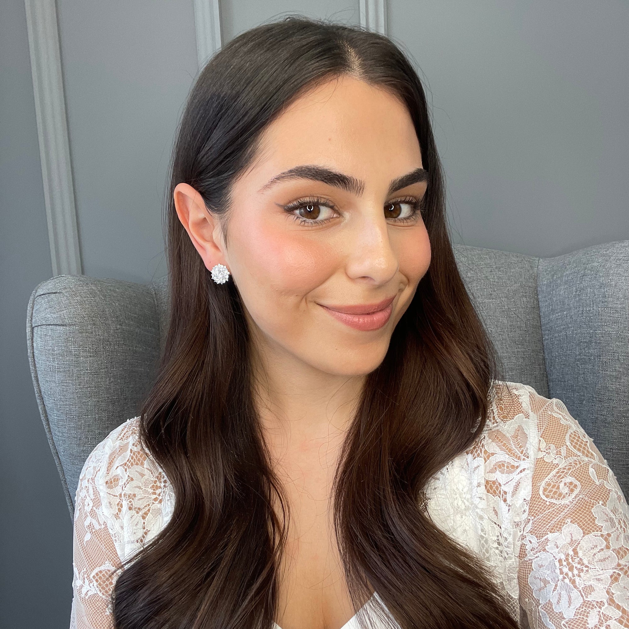 Adonica Bridal Earrings Earrings - Glamour Stud    