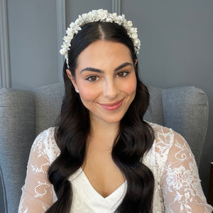 Mariam Bridal Headband. Hair Accessories - Headbands,Tiara    