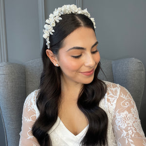 Mariam Bridal Headband. Hair Accessories - Headbands,Tiara    