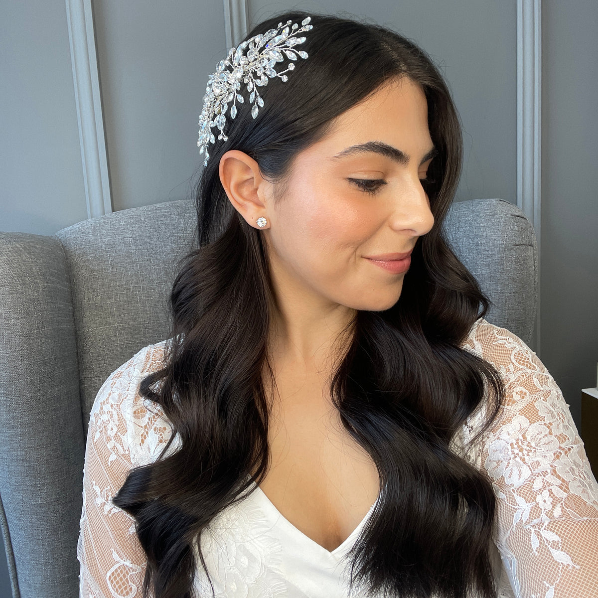 Meredith Bridal Haircomb Hair Accessories - Hair Comb