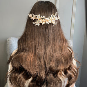 Cascata Bridal Headpiece (Rose Gold) Hair Accessories - Headpieces    