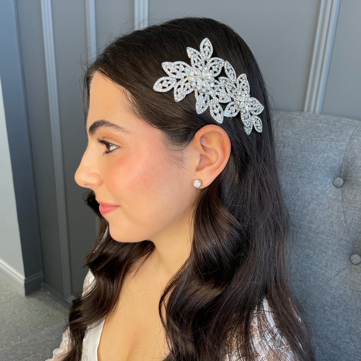 Giverny Bridal Hair Comb Hair Accessories - Hair Comb