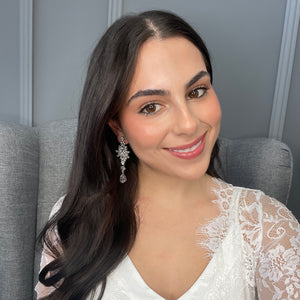 Ceri Bridal Earrings Earrings - Long Drop    