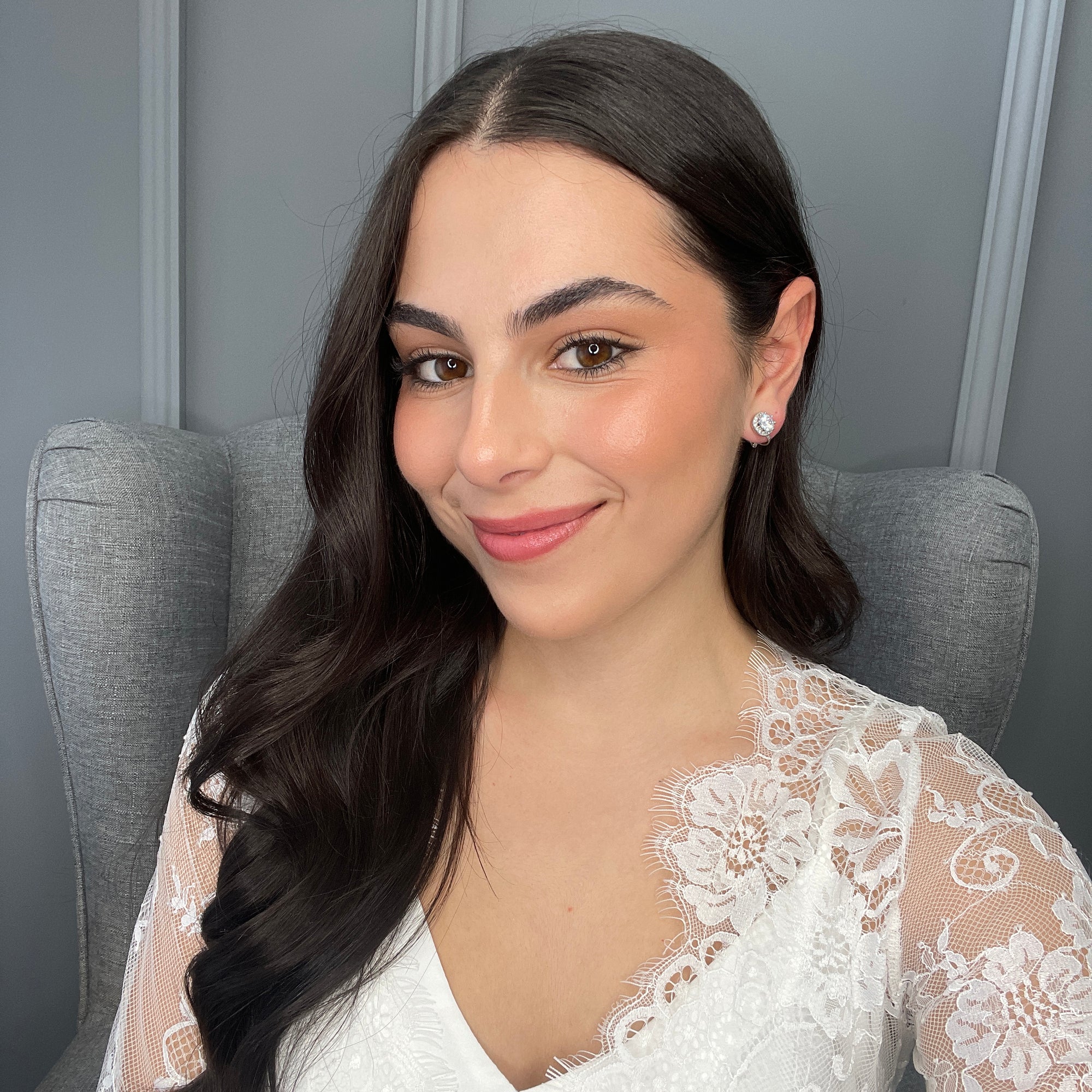 Angel Bridal Earrings (Clip) Earrings - Classic Stud    
