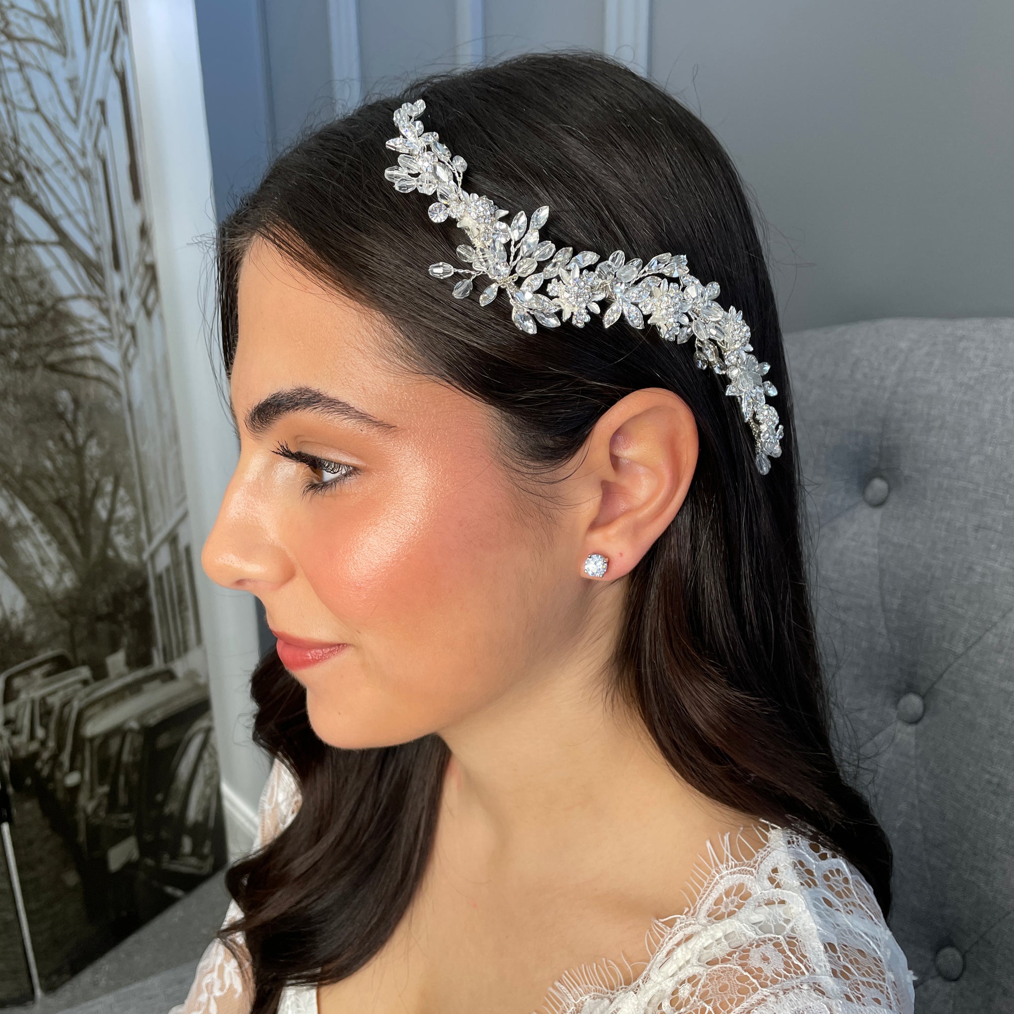 Carine Bridal Headpiece Hair Accessories - Headpieces    