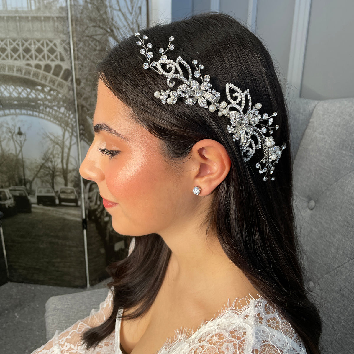 Ilara Bridal Hair Comb Hair Accessories - Hair Comb