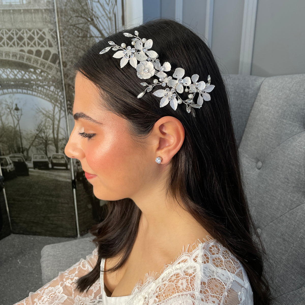 Natie Bridal Clip Hair Accessories - Hair Clip