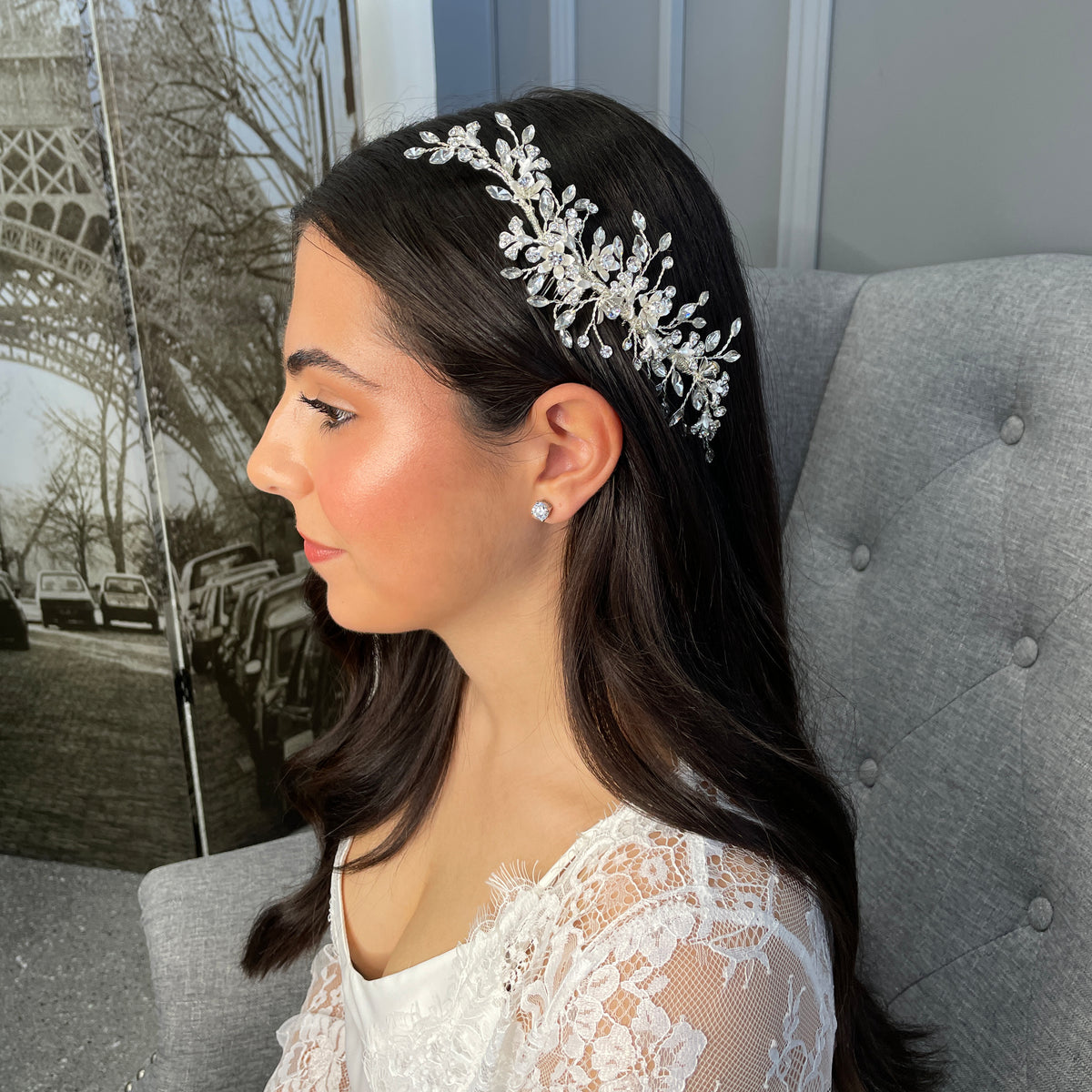 Zarina Bridal Hair Comb Hair Accessories - Hair Comb