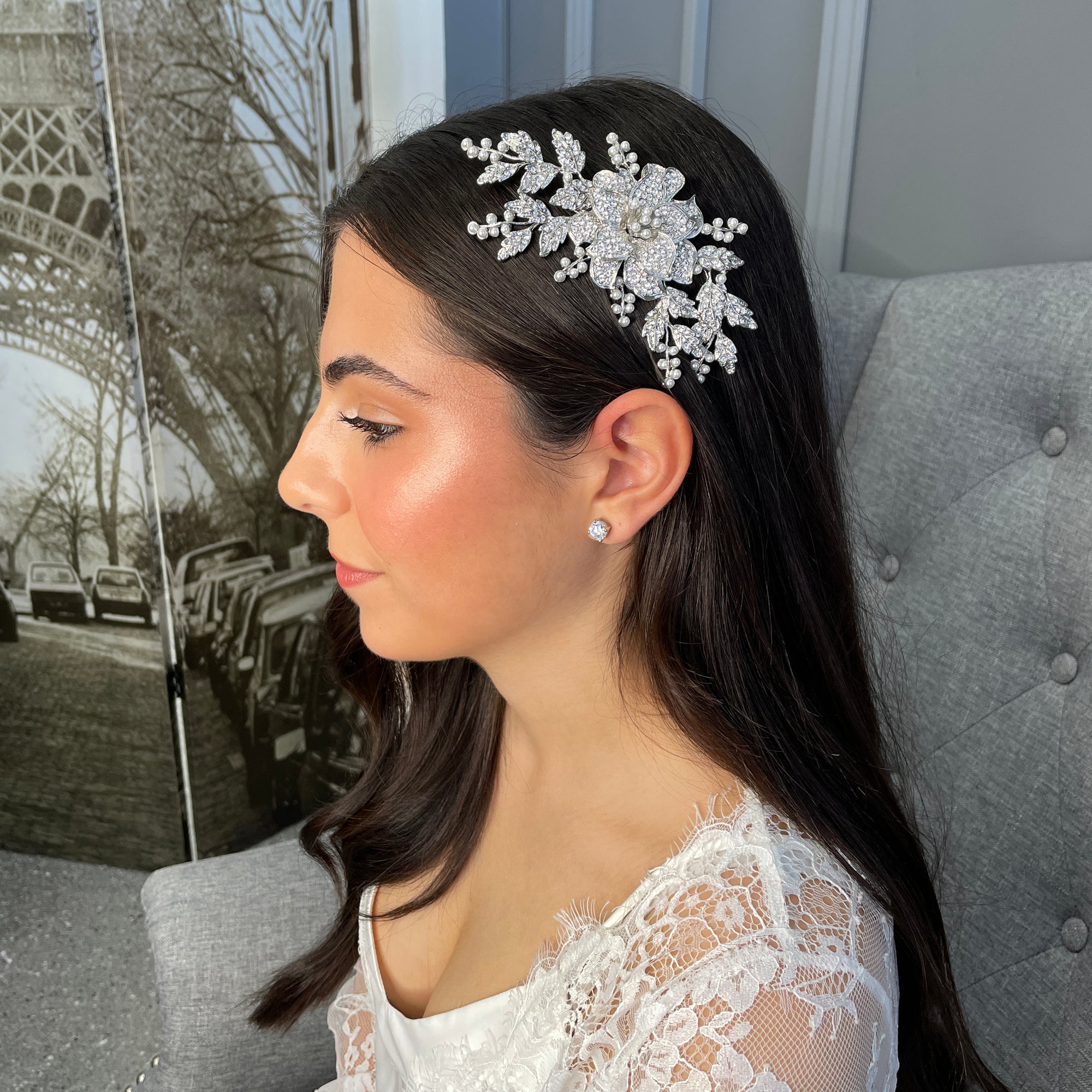 Camari Bridal Headpiece Hair Accessories - Hair Clip    