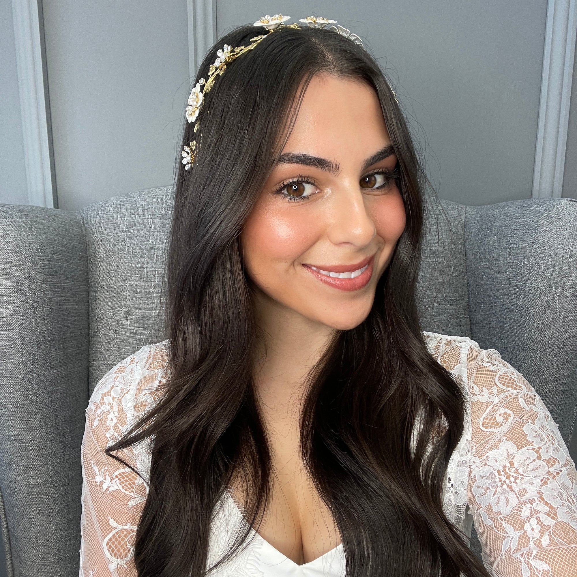 Babette Bridal Headband Hair Accessories - Bohemian Halo, Circlet