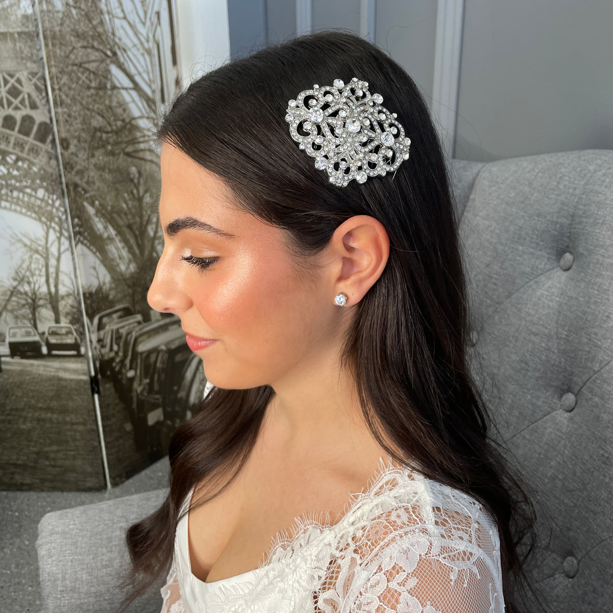 Allegra Bridal Hair Comb Hair Accessories - Hair Comb