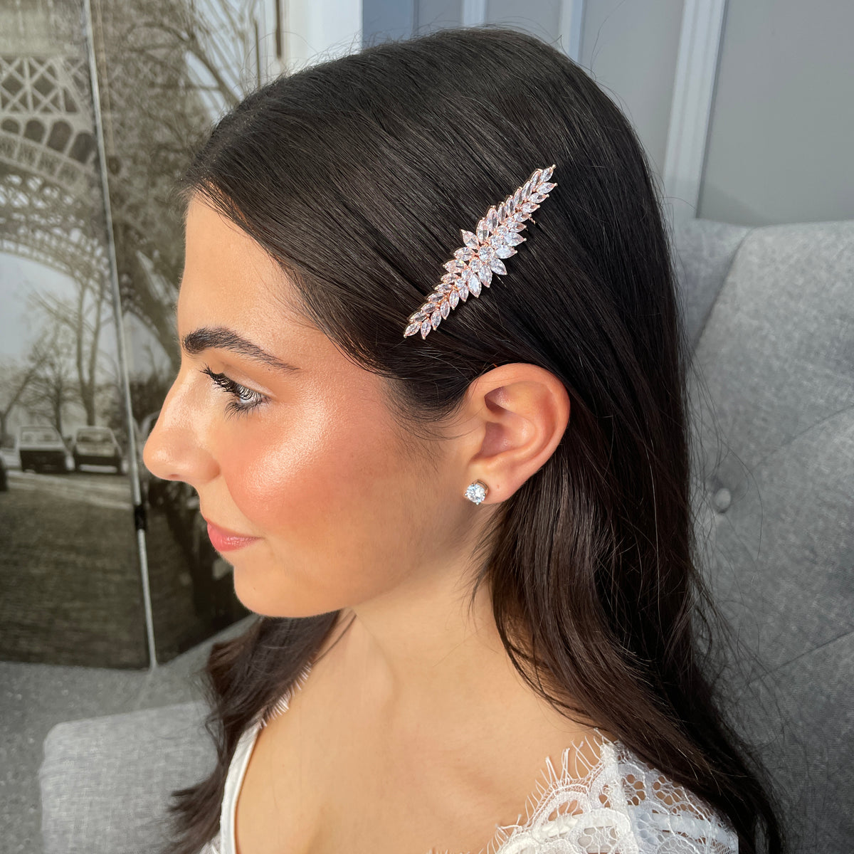 Houston Bridal Hair Comb Hair Accessories - Hair Comb