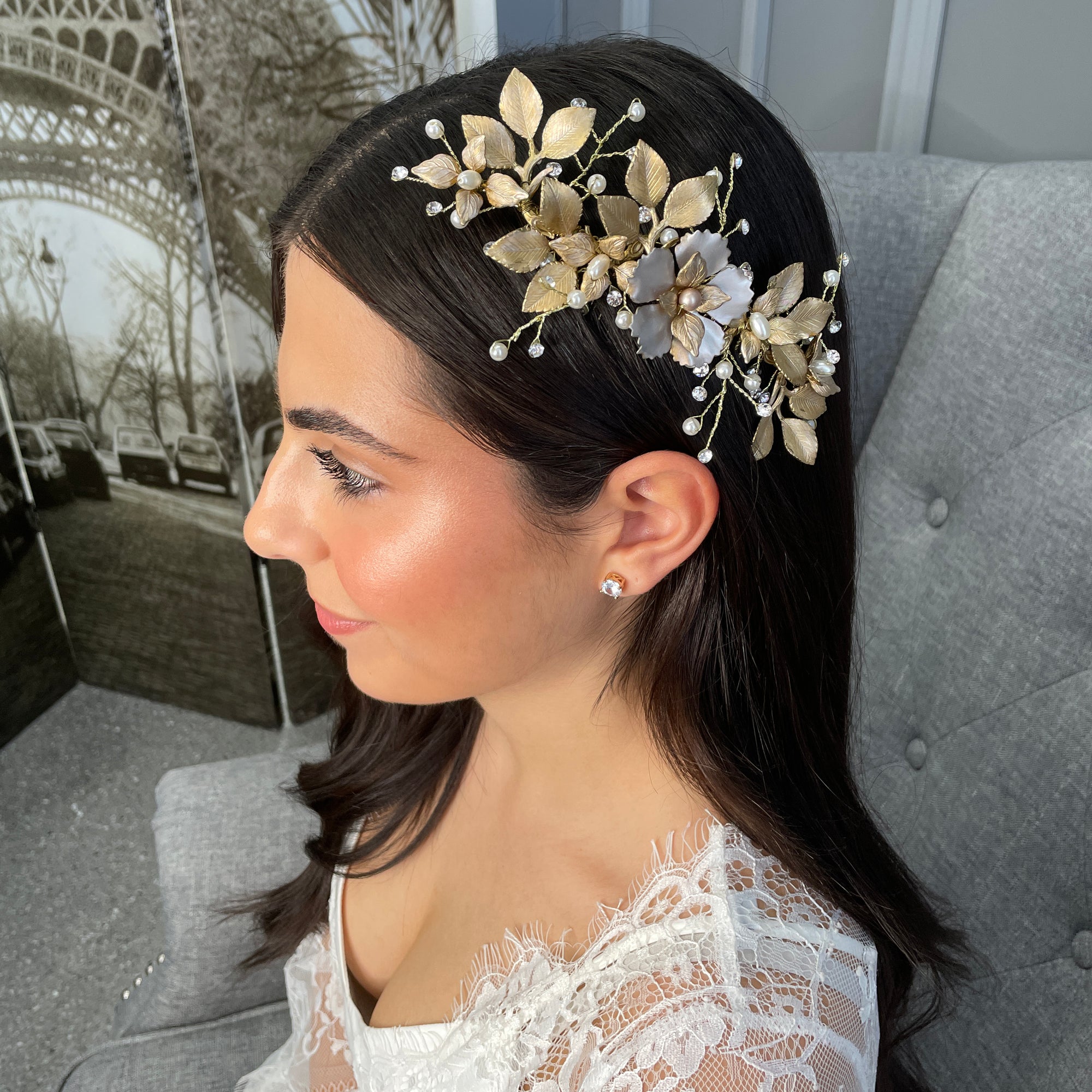 Fiorentina Bridal Comb Hair Accessories - Hair Comb    