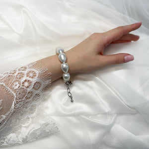 Lacey Pearl Bridal Bracelet Bracelet Wedding    