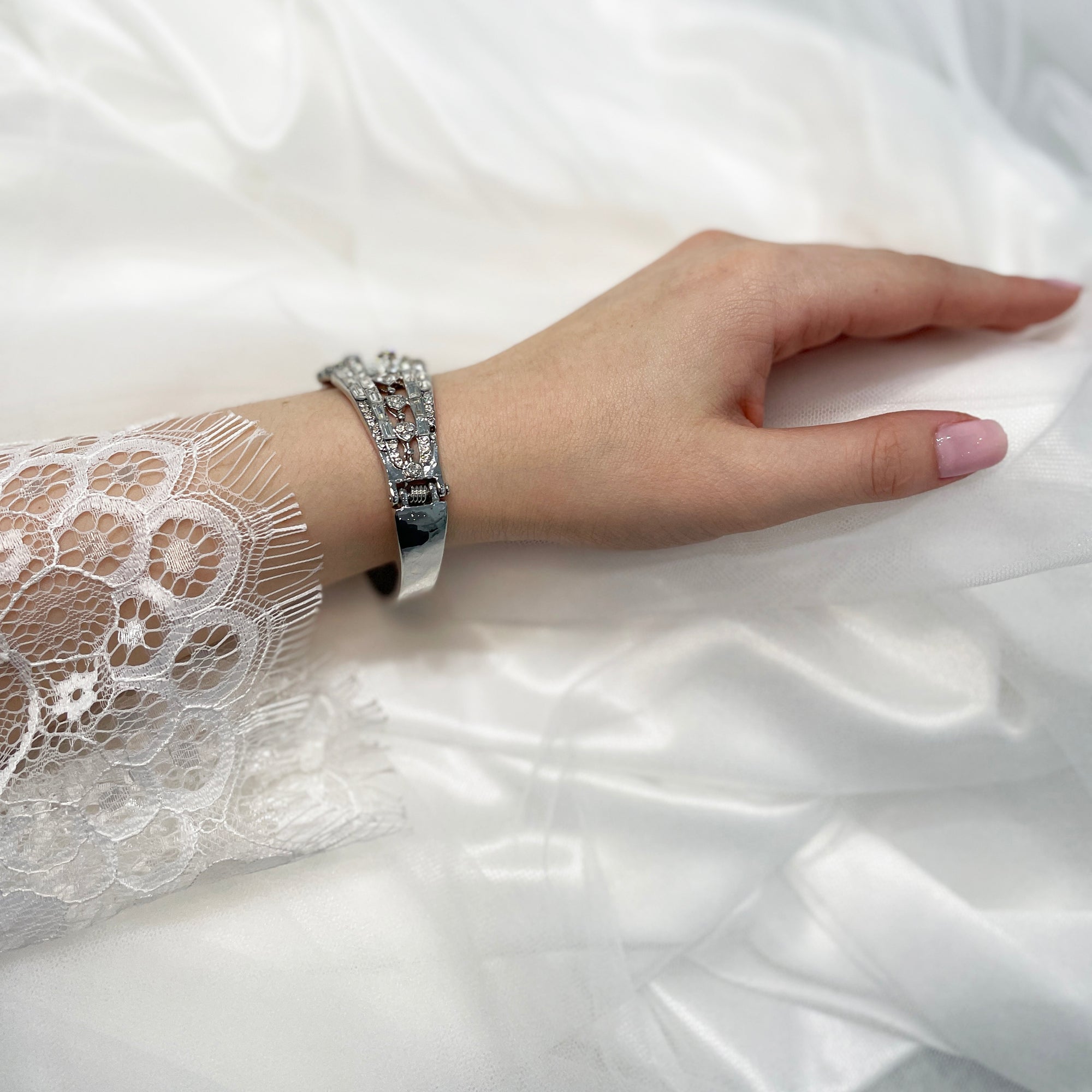 Barbarella Bridal Cuff Bracelet Wedding