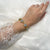Regina Bridal Bracelet - Gold Bracelet Wedding    