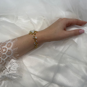 Ivrea Bridal Bracelet (Gold) Bracelet Wedding    