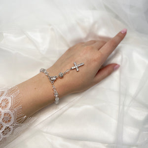 Talitha Single Crystal Rosary Rosary Bracelet    