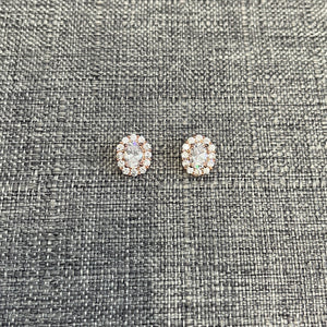 Finn Bridal Earrings - Rose Gold Earrings - Classic Stud    