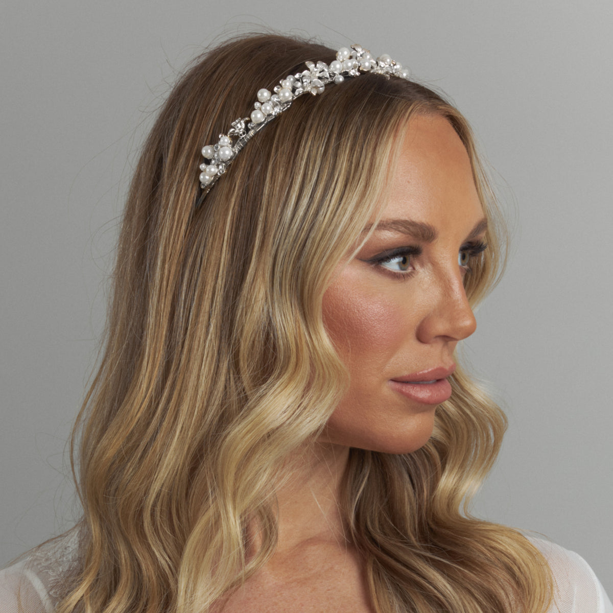 Ira Pearl Bridal Headband Hair Accessories - Headbands,Tiara