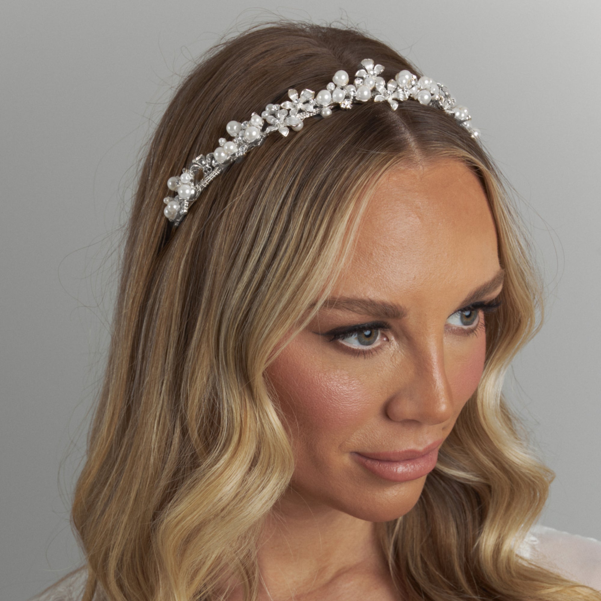 Ira Pearl Bridal Headband Hair Accessories - Headbands,Tiara