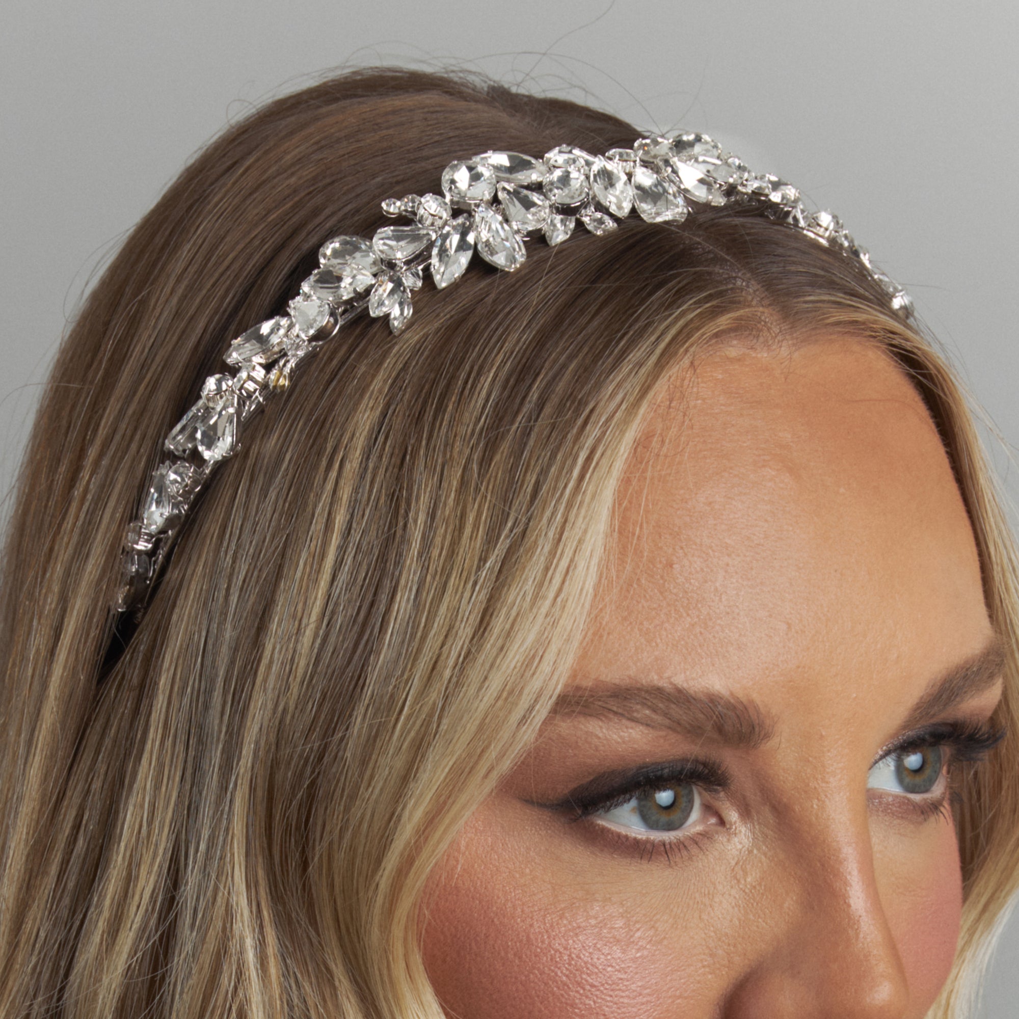 Liviana Crystal Bridal Headband Hair Accessories - Headbands,Tiara