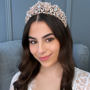 Luciana Crystal Bridal Crown