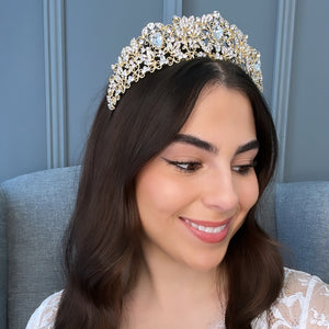 Luciana Crystal Bridal Crown