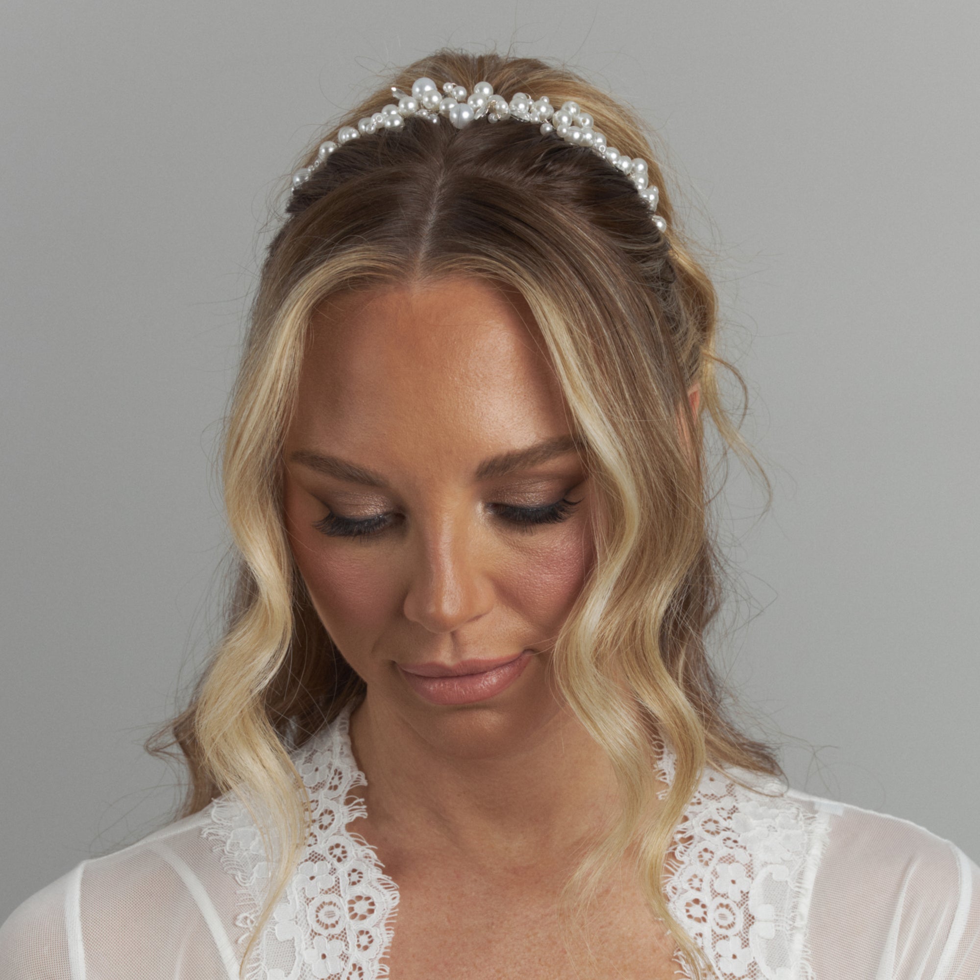 Miller Pearl Bridal Headpiece Hair Accessories - Headpieces