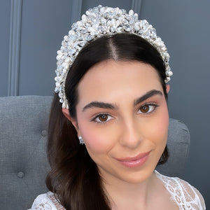 Odile Bridal Crown Hair Accessories - Tiara & Crown    