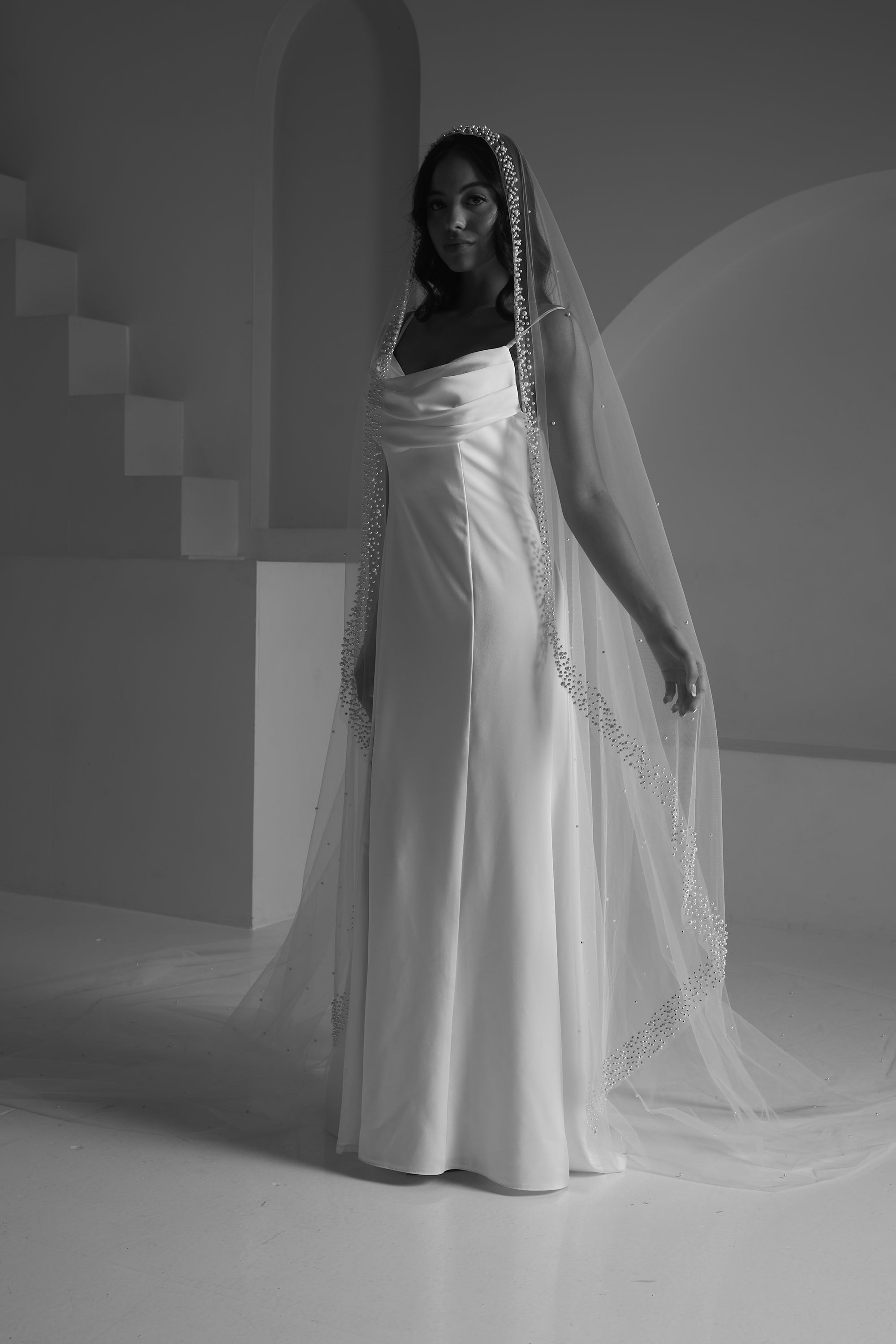 Pearl Beaded Veils