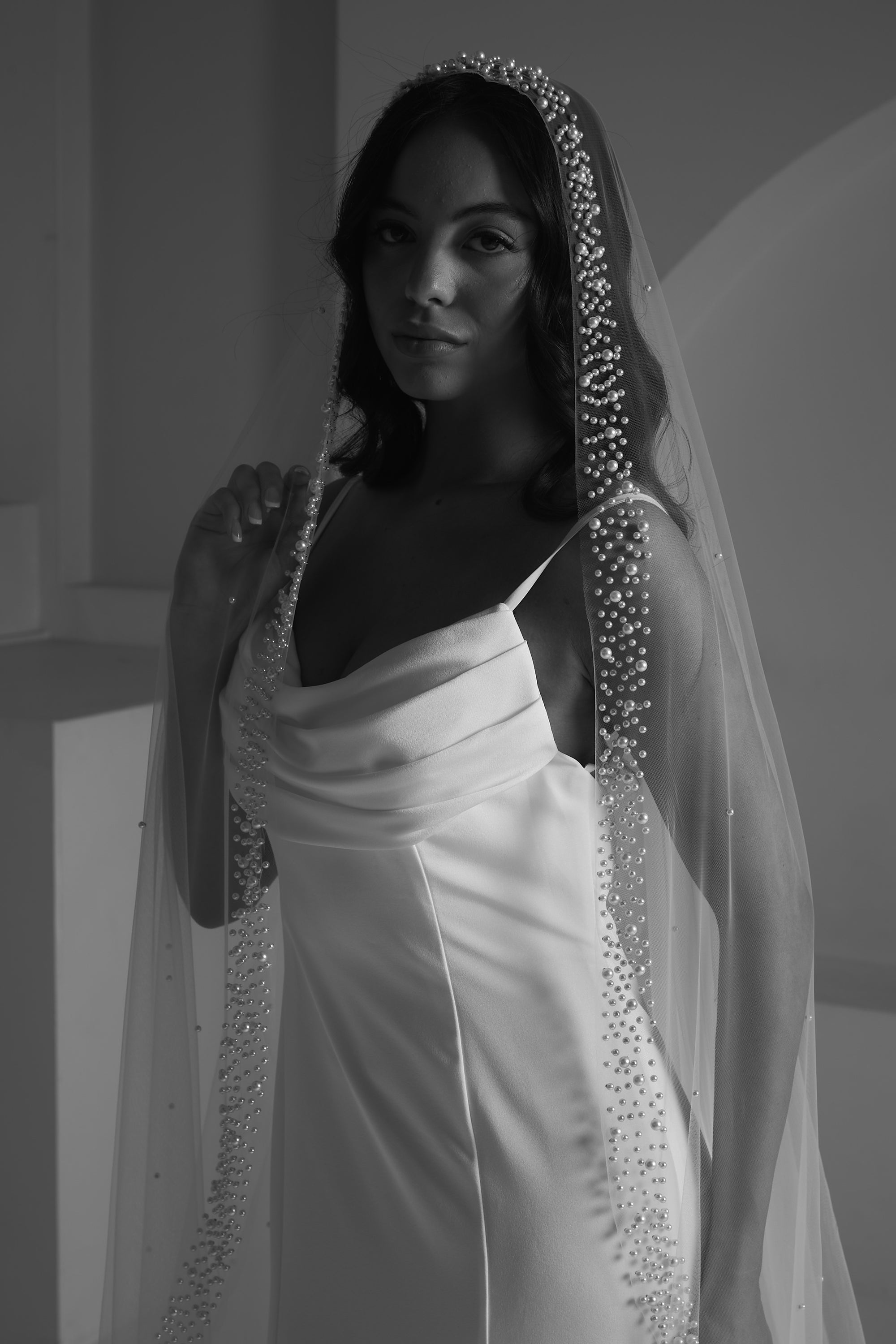 Pearl Beaded Veils