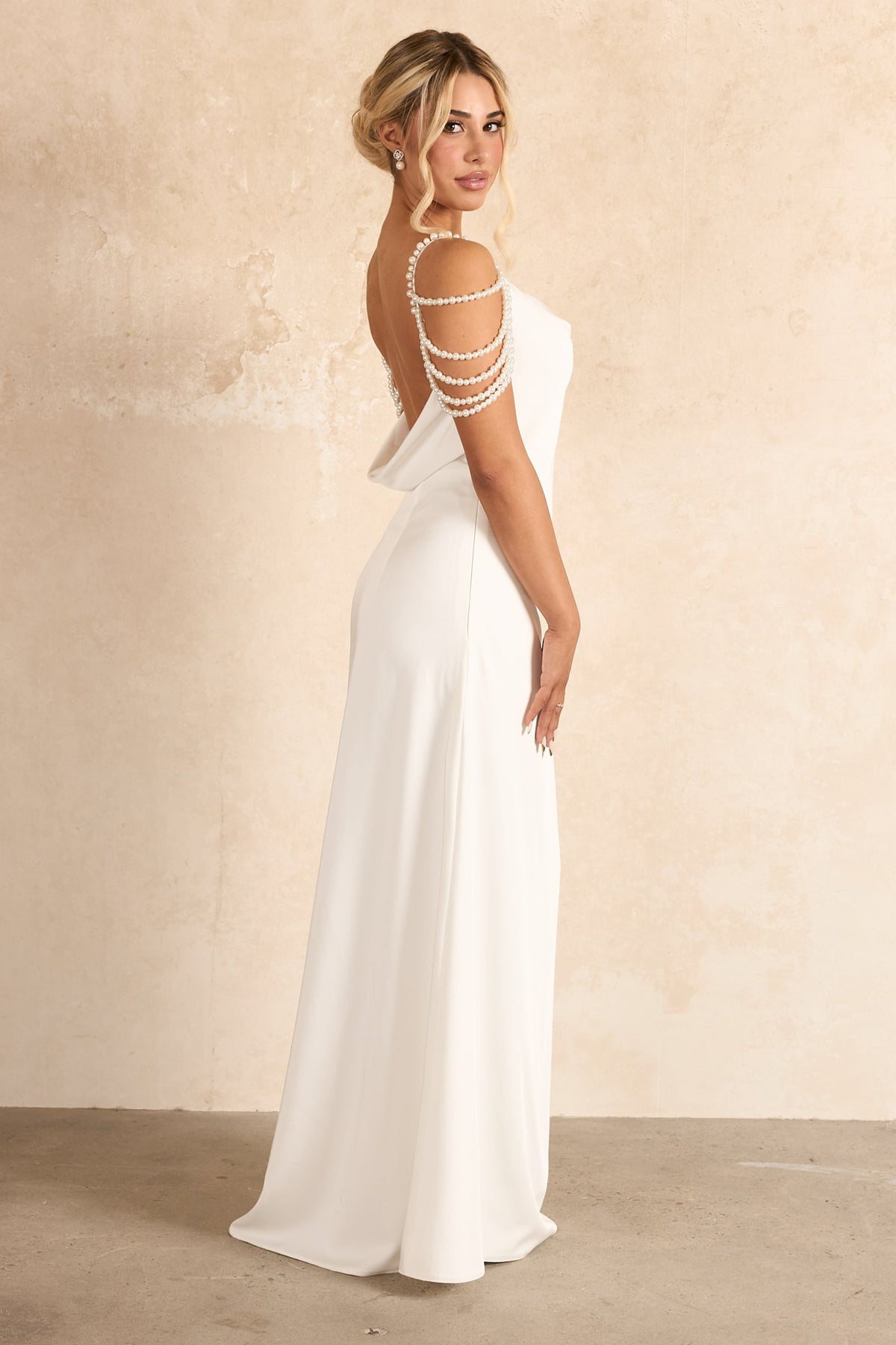 Valentina Pearl Bridal Slip Dress Slip Dress