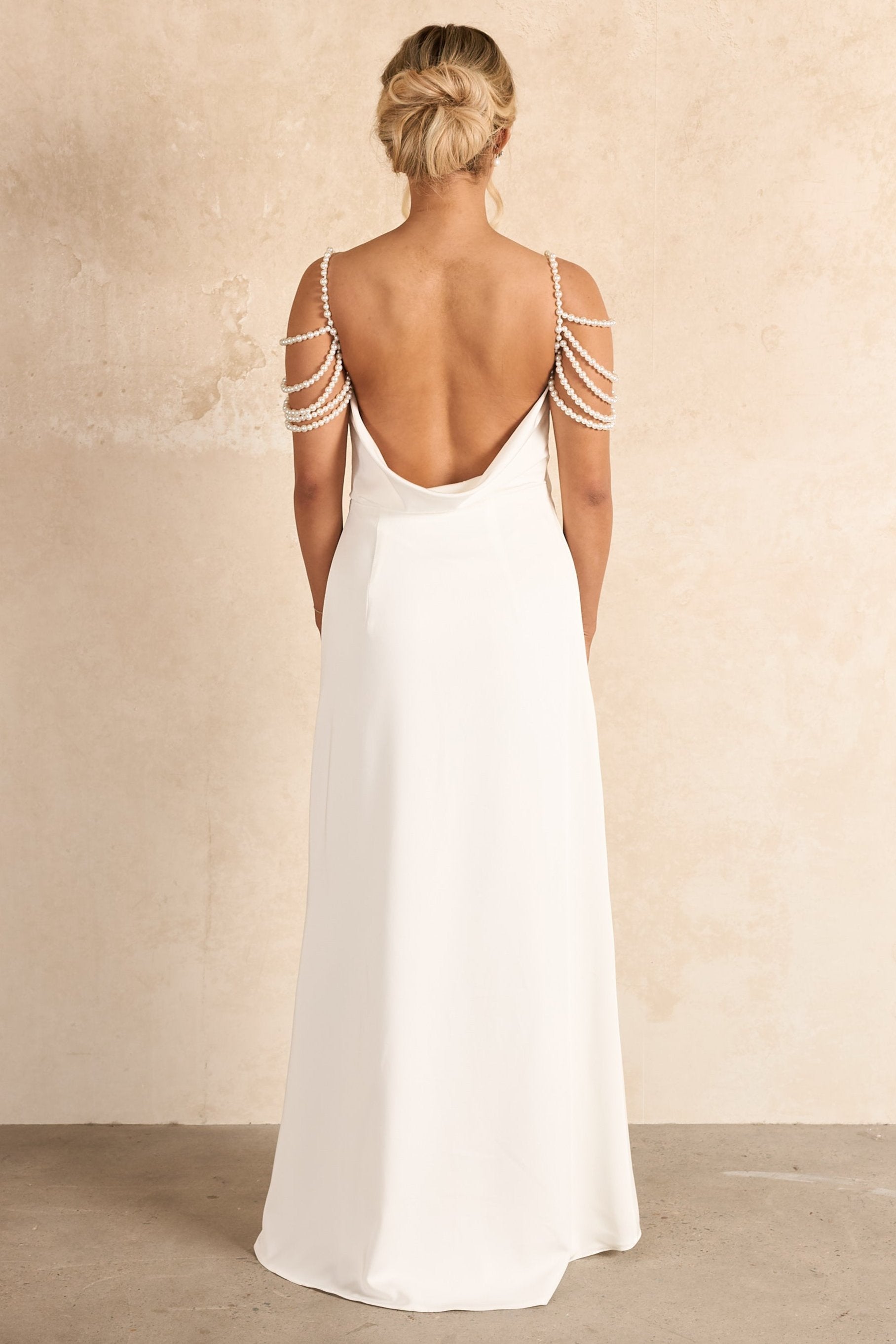 Valentina Pearl Bridal Slip Dress Slip Dress