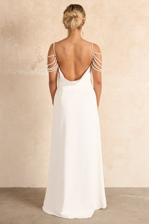 Valentina Pearl Bridal Slip Dress