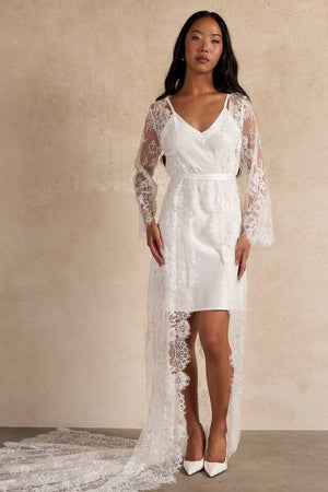 Anastasia Bridal Lace Robe