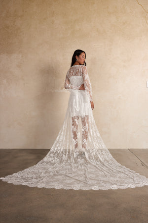 Anastasia Bridal Lace Robe