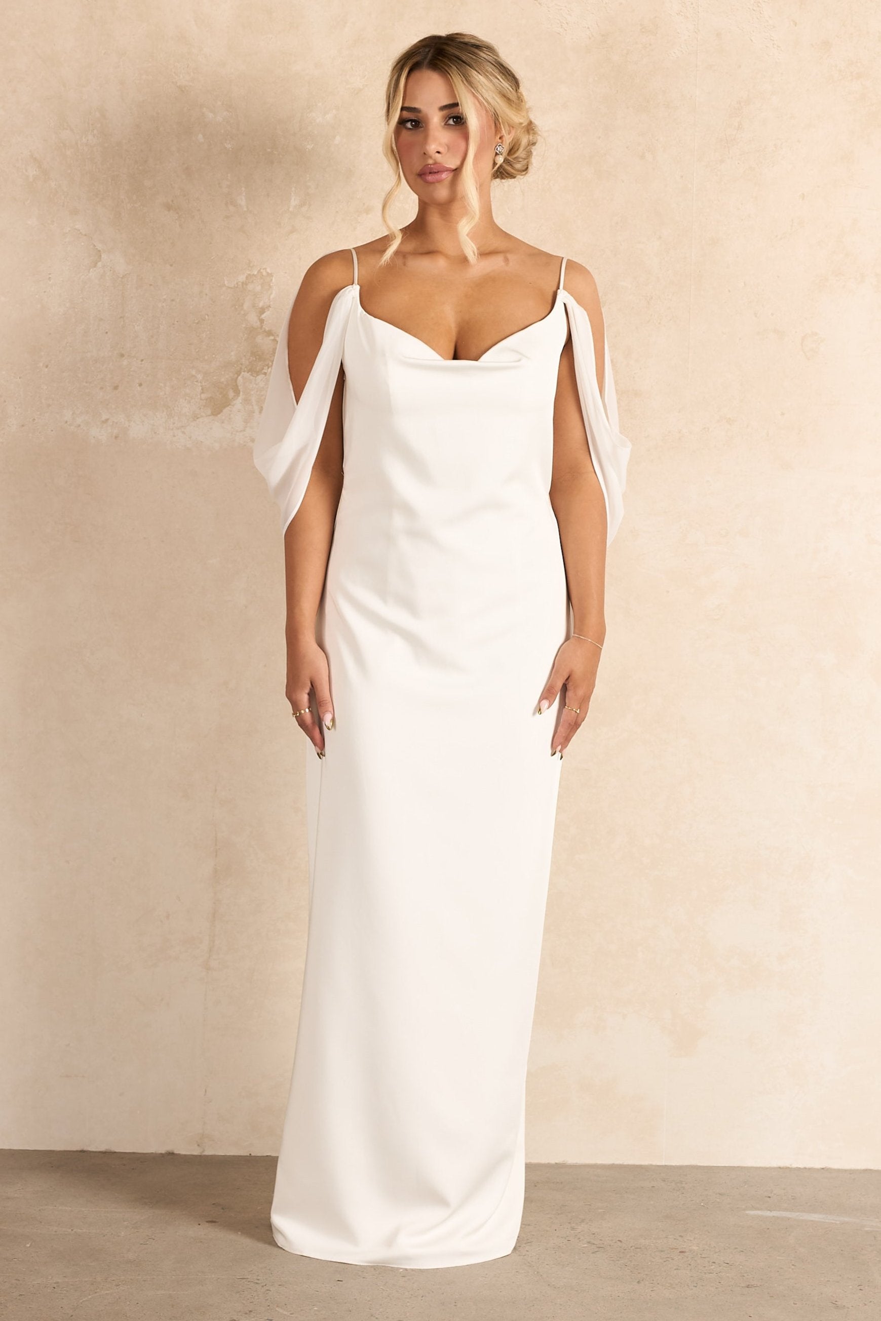 Valentina Chiffon Bridal Slip Dress