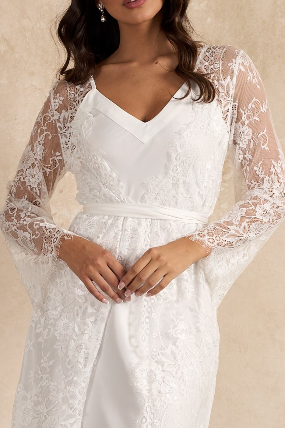 Kristina Bridal Robe Roman French