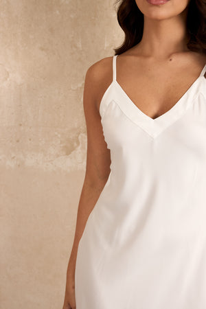 Ava Short Bridal Slip Dress