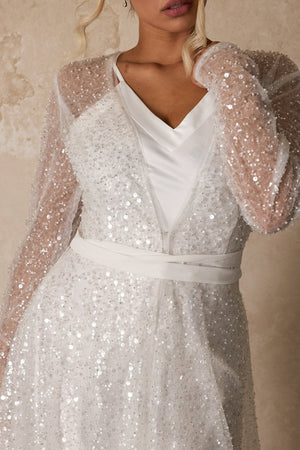 Angelina Bridal Luxury Robe