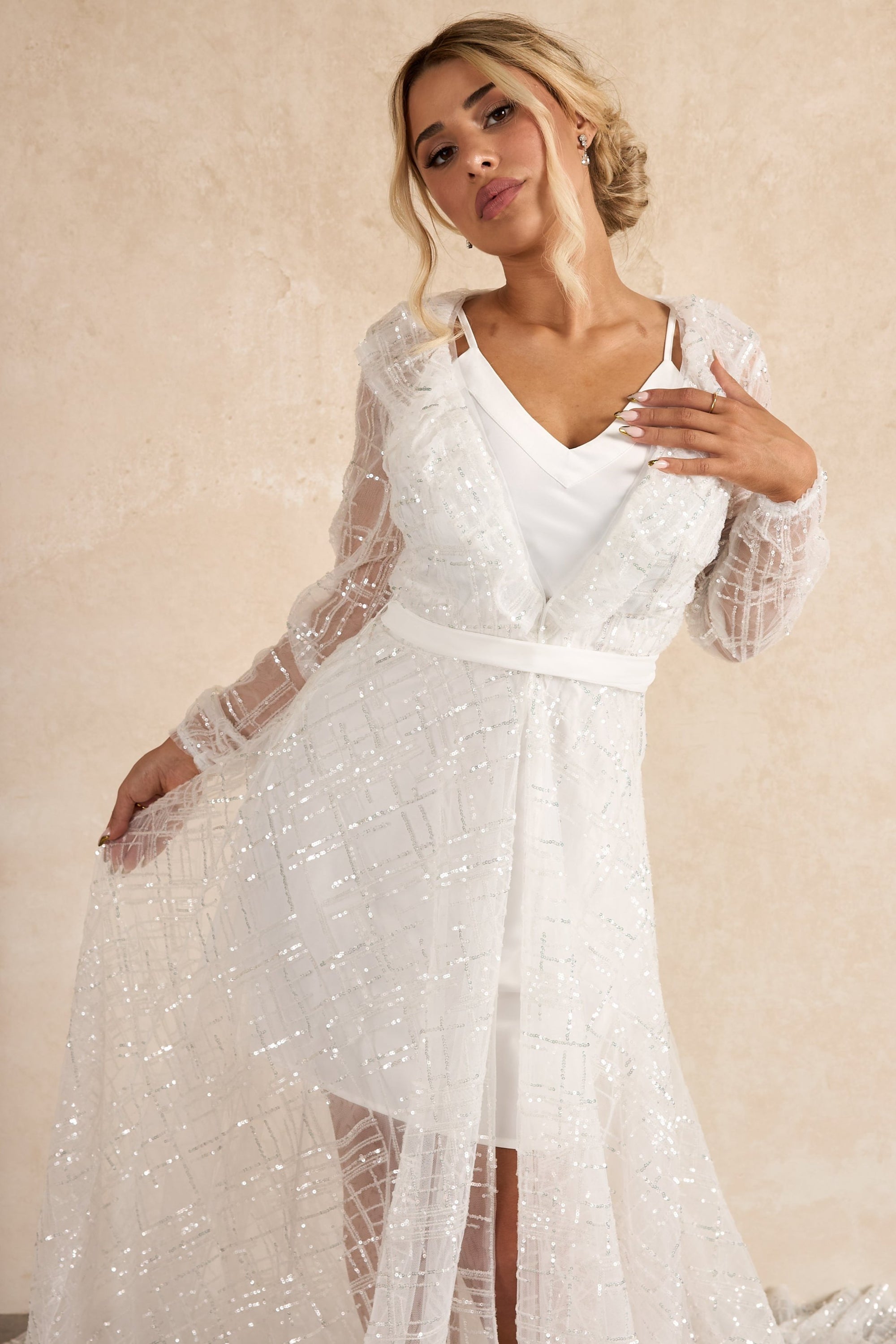 Belle Bridal Robe Bridal Lingerie - Robe