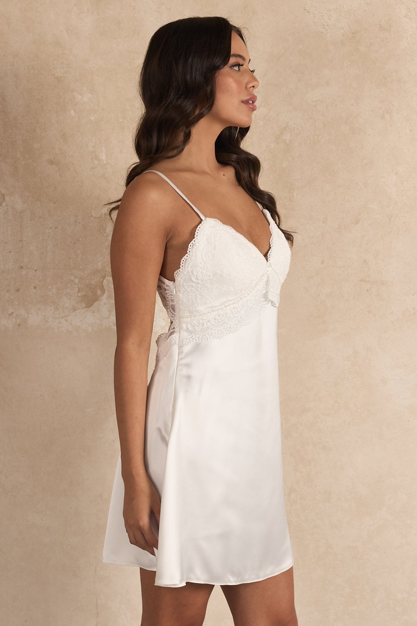 Venice Short Bridal Slip Dress Slip Dress