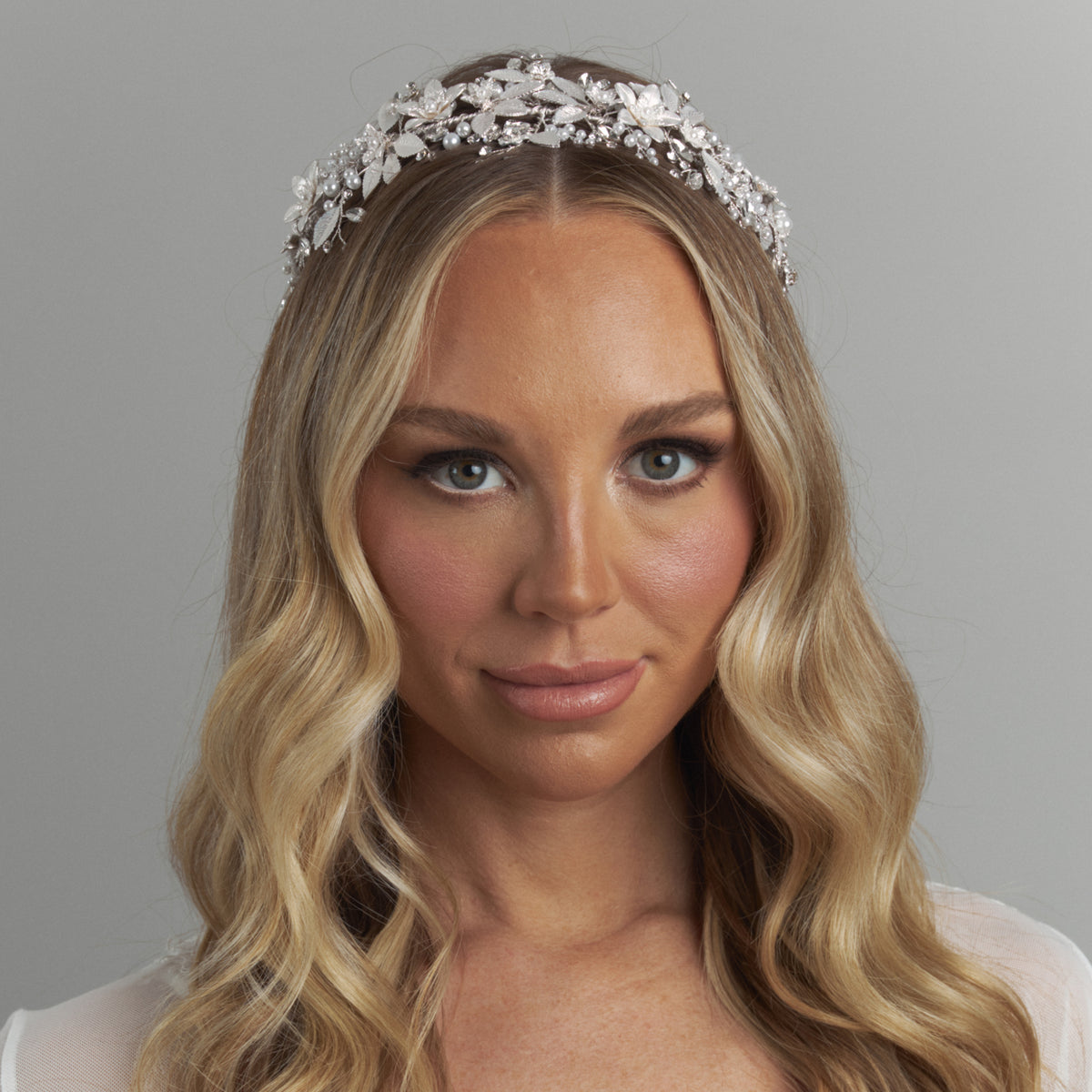 Sirene Floral Bridal Headband Hair Accessories - Headbands,Tiara