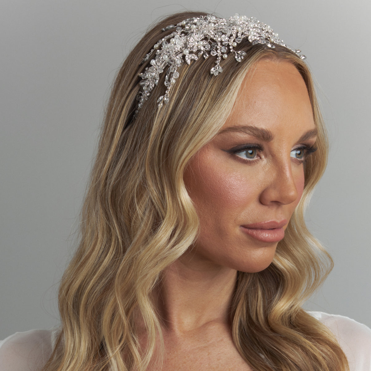 Sonia Pearl Bridal Headpiece Hair Accessories - Headpieces