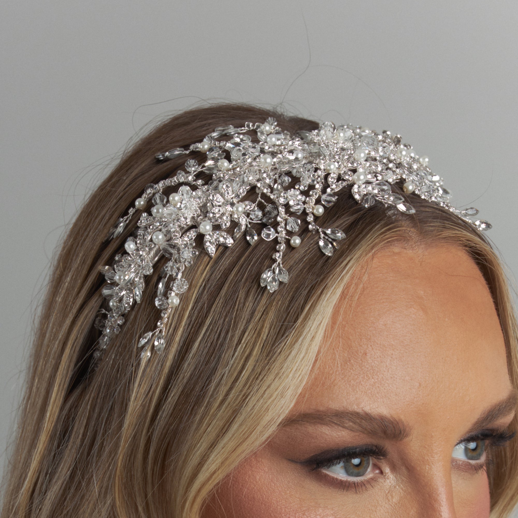 Sonia Pearl Bridal Headpiece Hair Accessories - Headpieces