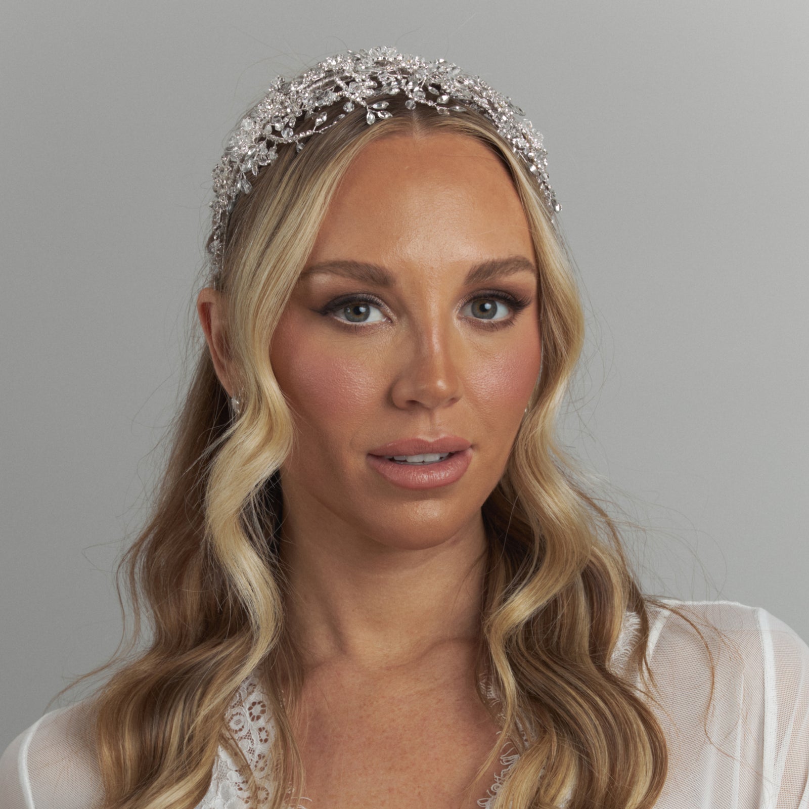 Sonia Bridal Flat Headpiece Hair Accessories - Headpieces
